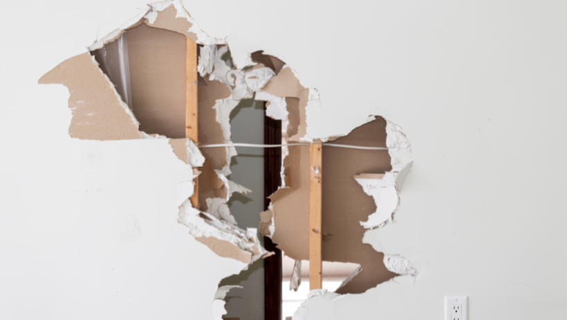 Drywall Damage and its Types